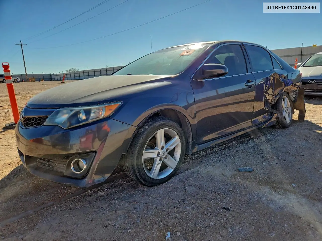 4T1BF1FK1CU143490 2012 Toyota Camry Base