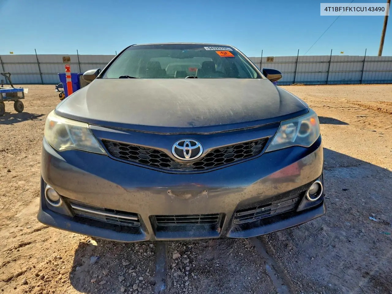 4T1BF1FK1CU143490 2012 Toyota Camry Base