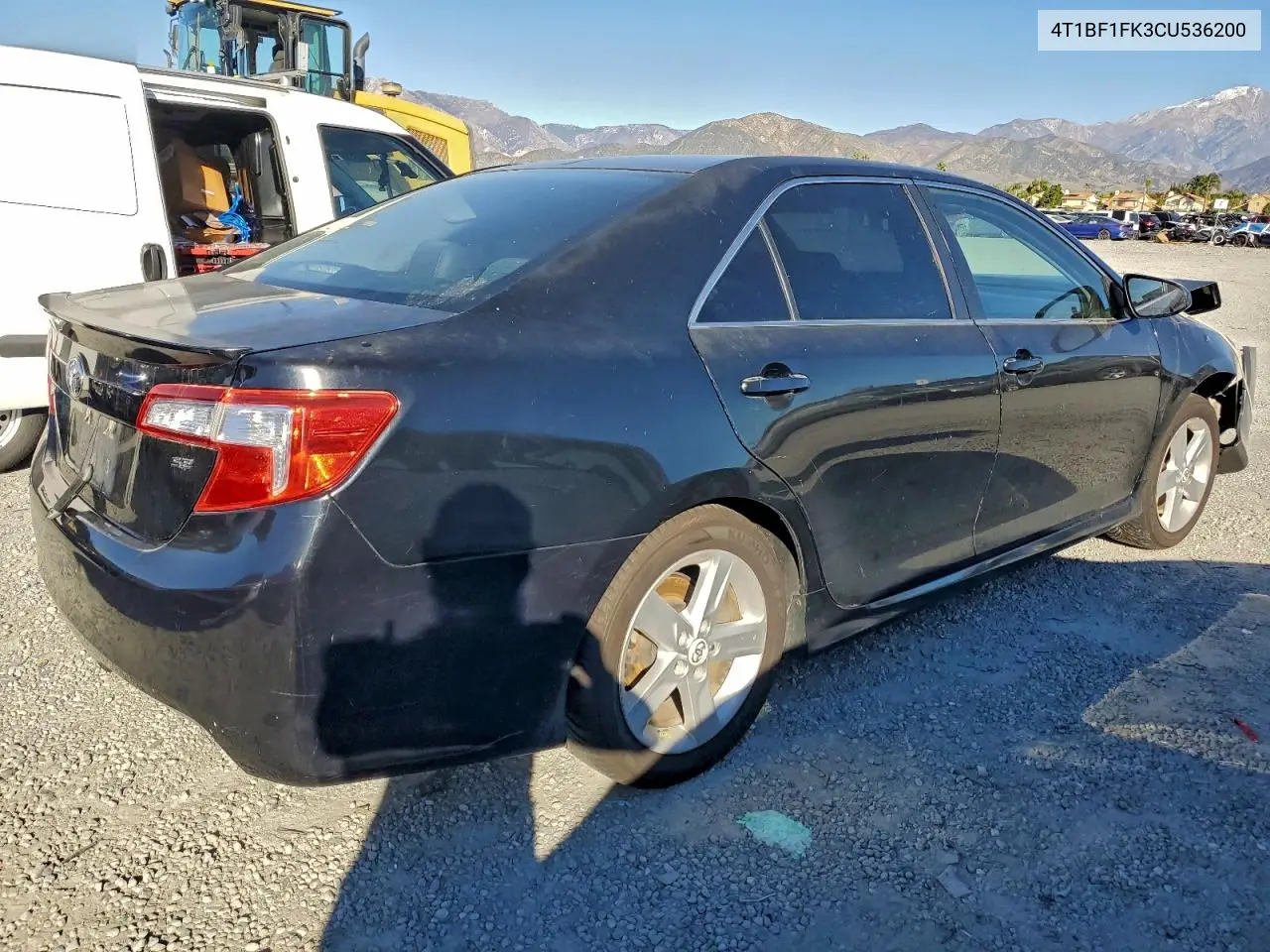 4T1BF1FK3CU536200 2012 Toyota Camry Base