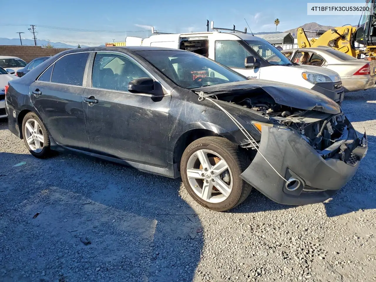 4T1BF1FK3CU536200 2012 Toyota Camry Base