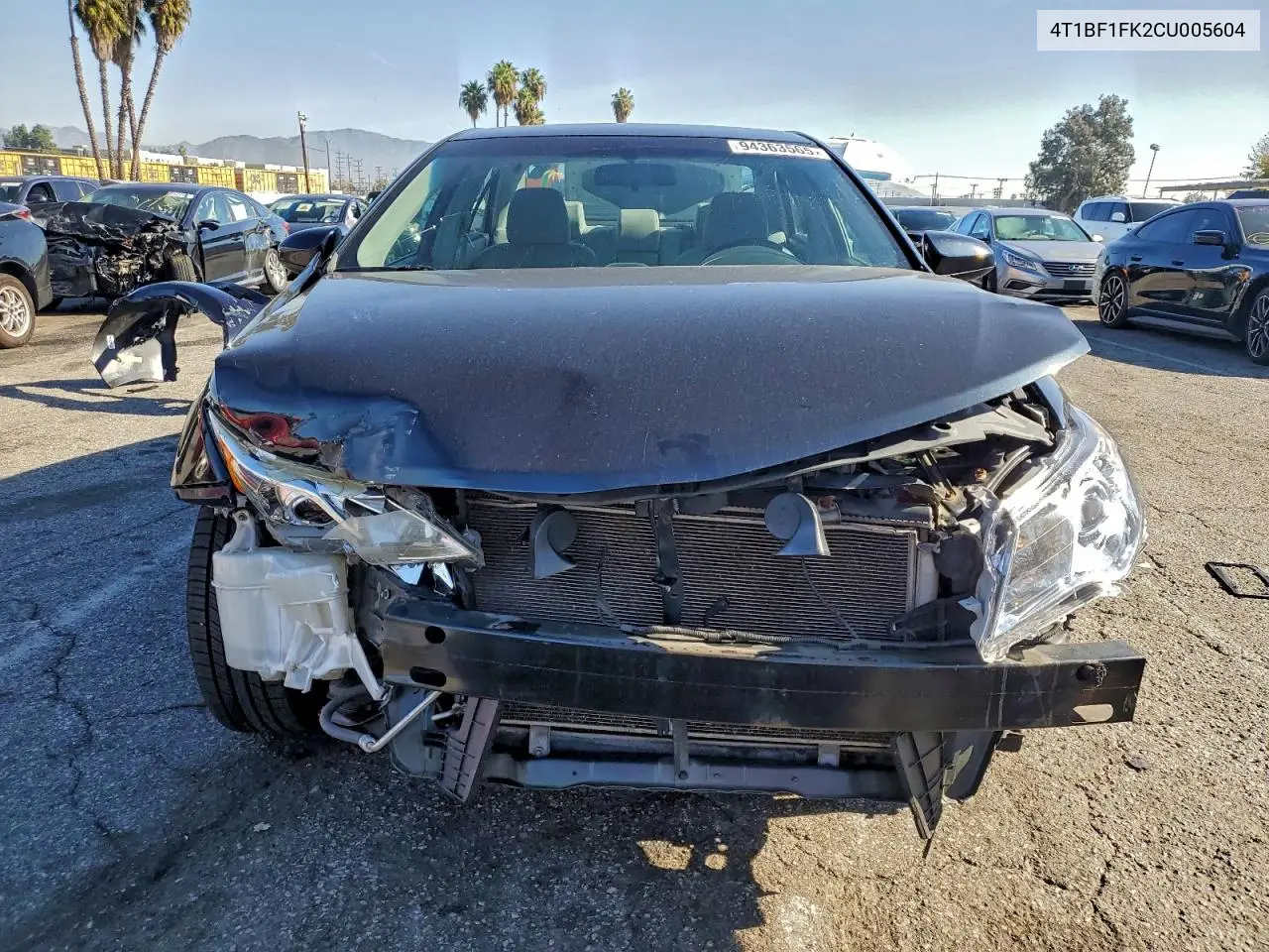 4T1BF1FK2CU005604 2012 Toyota Camry Base