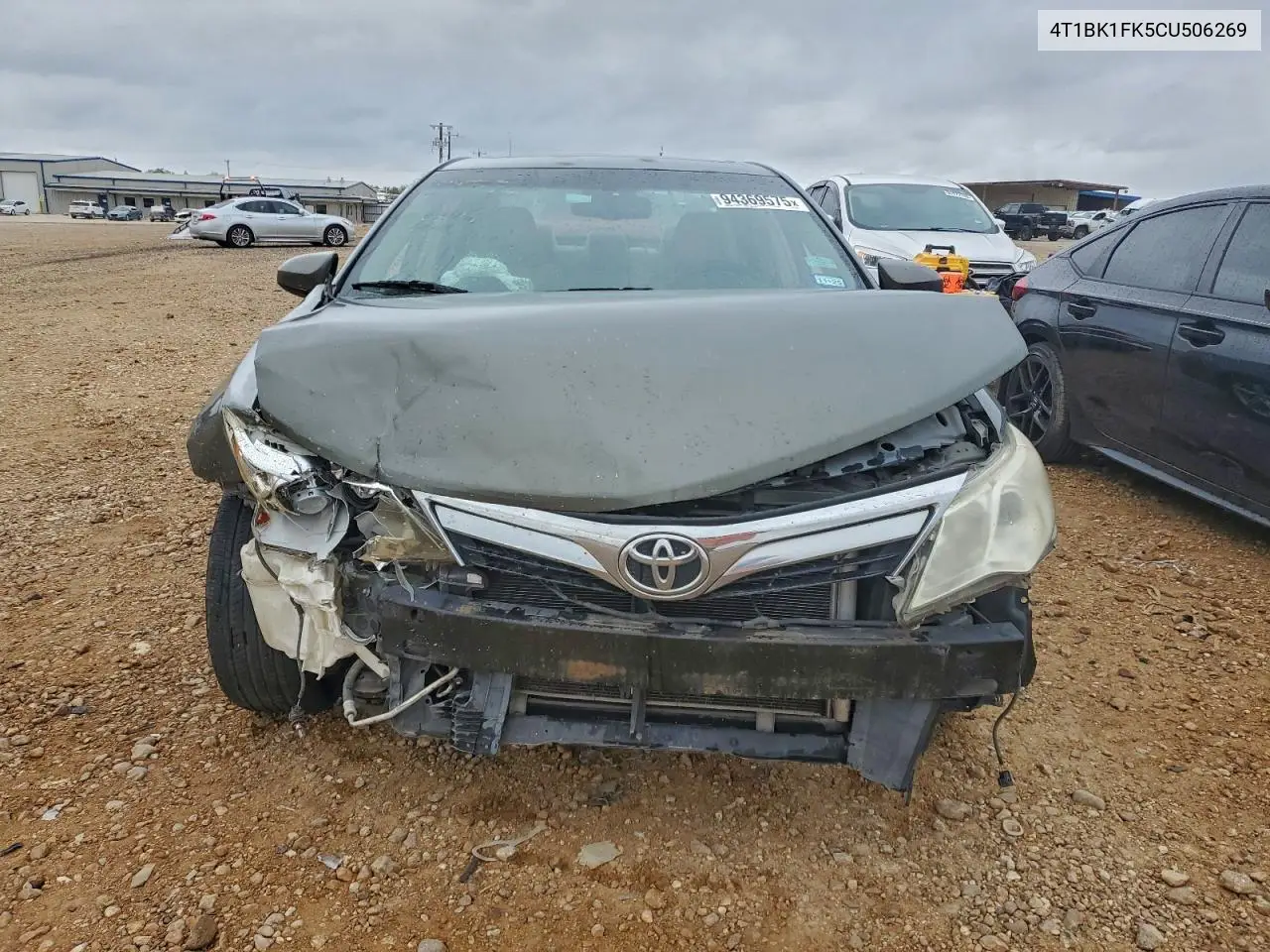 4T1BK1FK5CU506269 2012 Toyota Camry Se