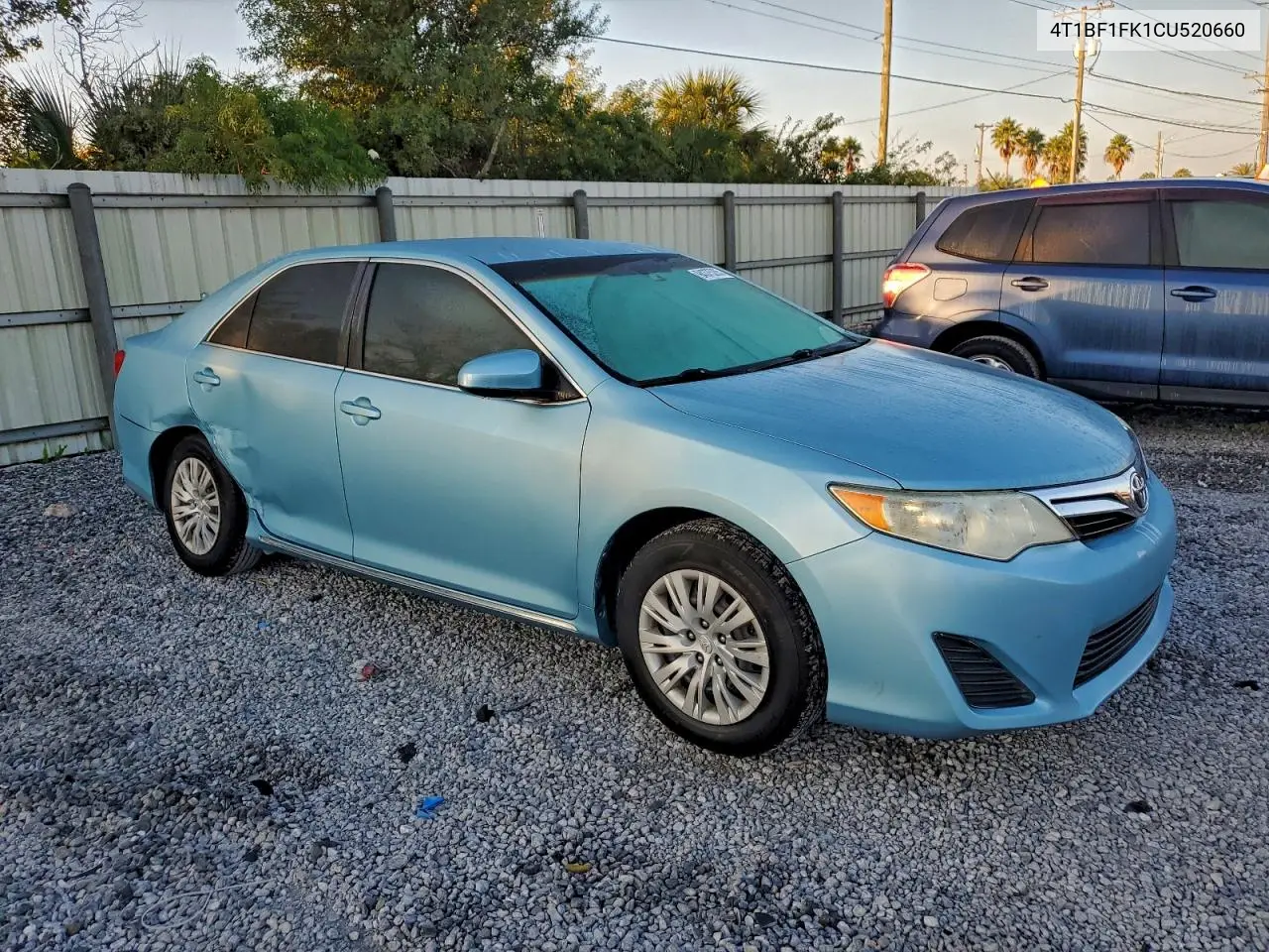 4T1BF1FK1CU520660 2012 Toyota Camry Base