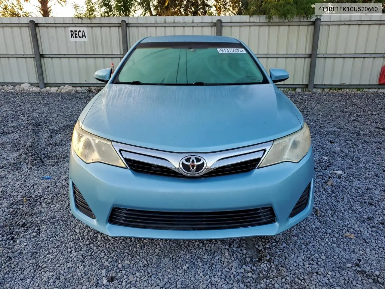 4T1BF1FK1CU520660 2012 Toyota Camry Base