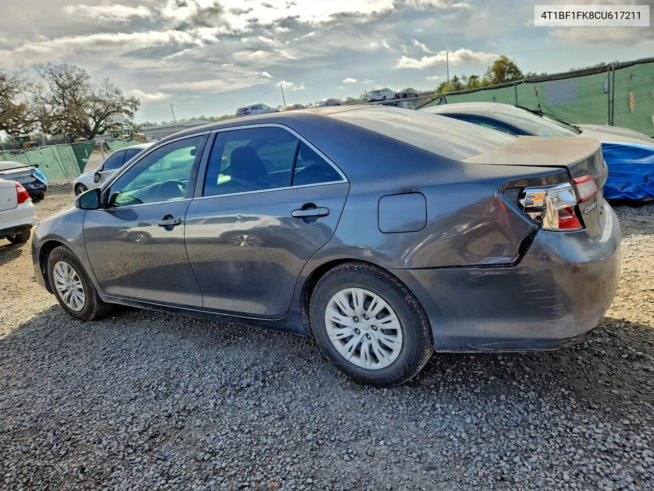 4T1BF1FK8CU617211 2012 Toyota Camry Base