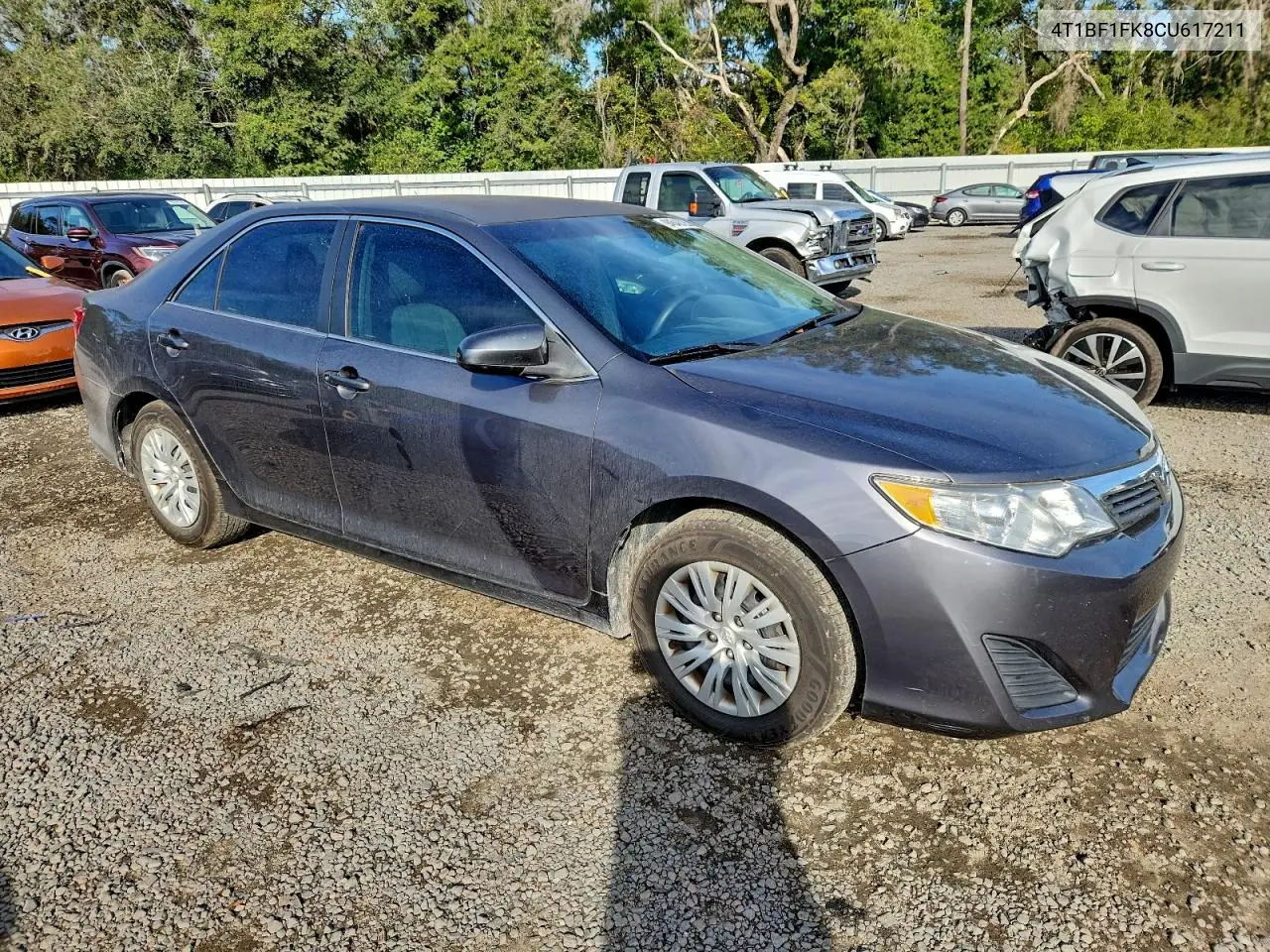 4T1BF1FK8CU617211 2012 Toyota Camry Base