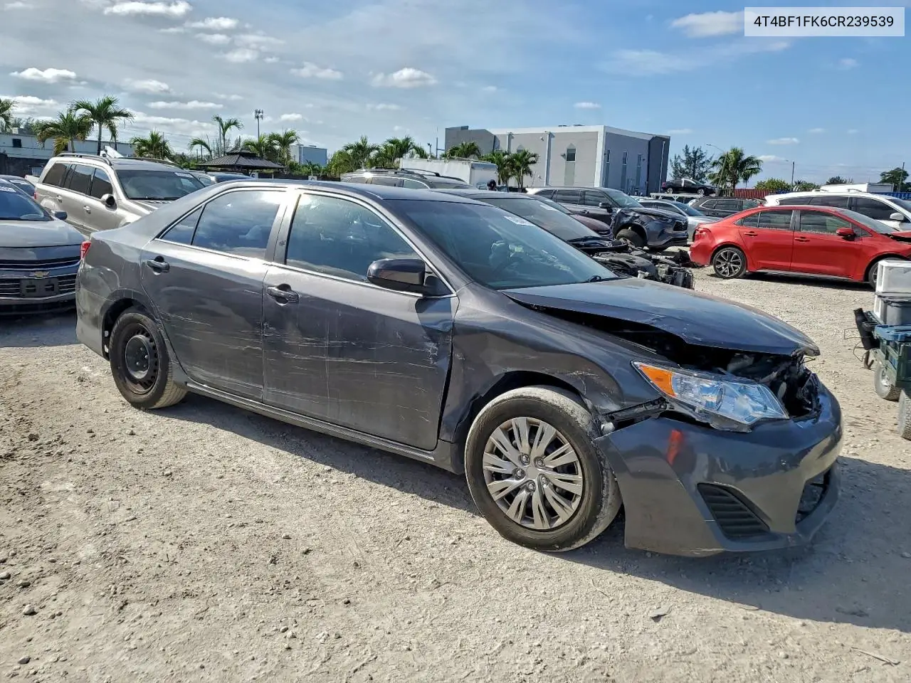 4T4BF1FK6CR239539 2012 Toyota Camry Base