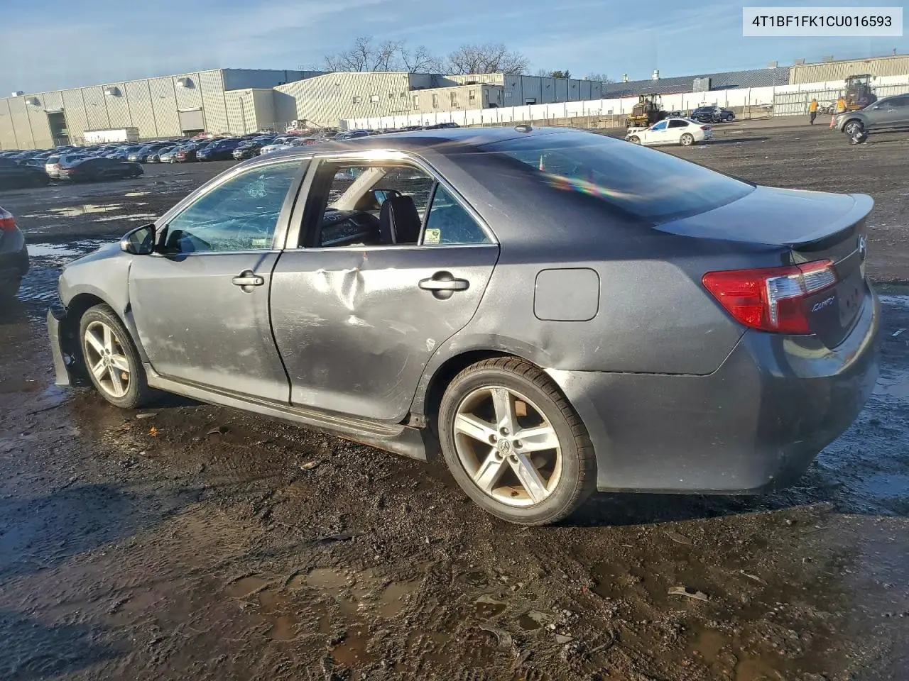 4T1BF1FK1CU016593 2012 Toyota Camry Base