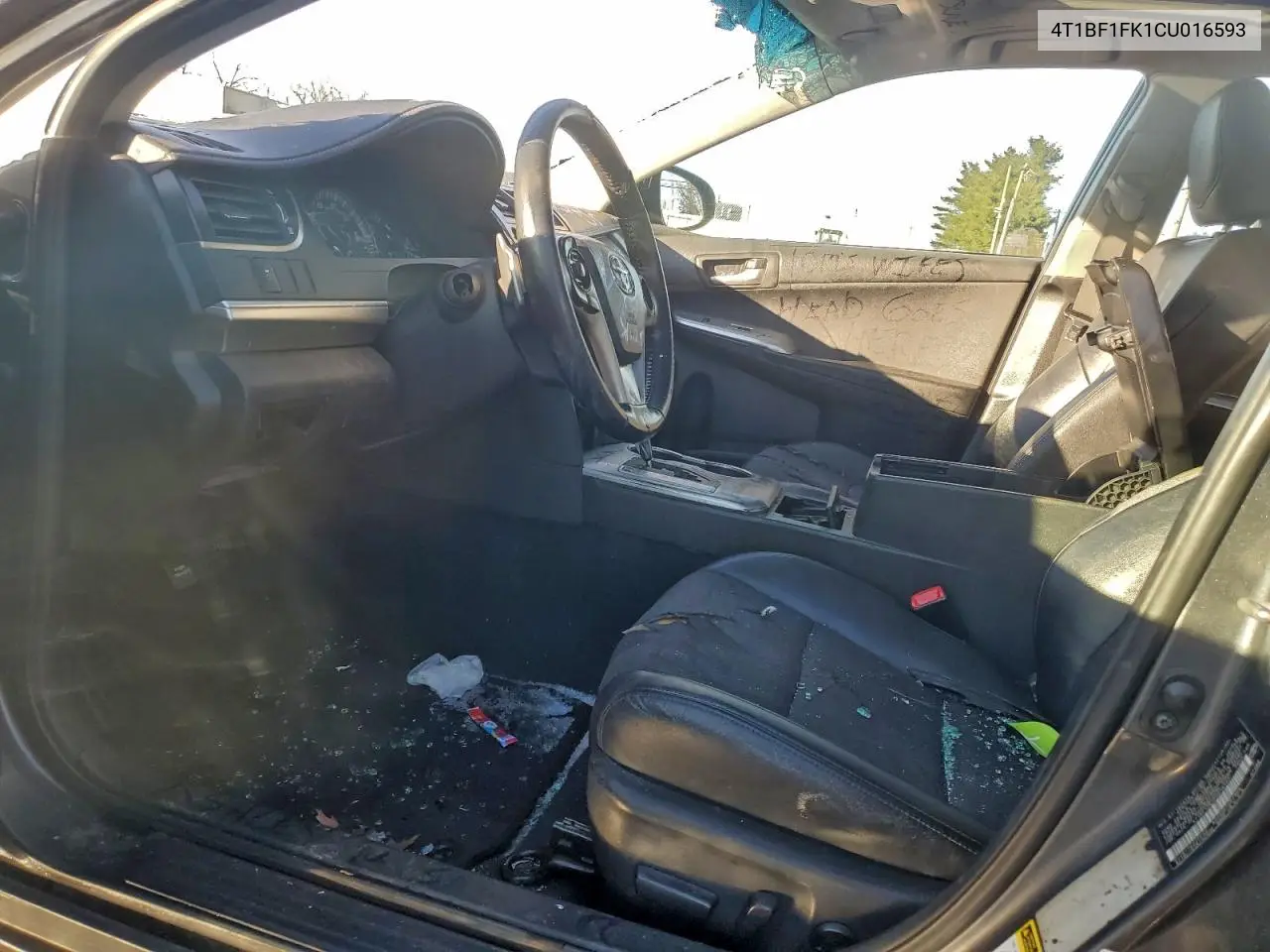 4T1BF1FK1CU016593 2012 Toyota Camry Base