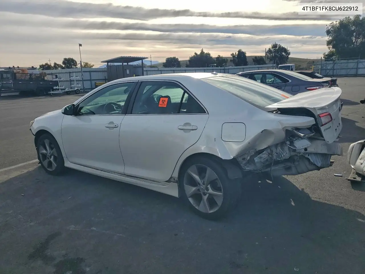 4T1BF1FK8CU622912 2012 Toyota Camry