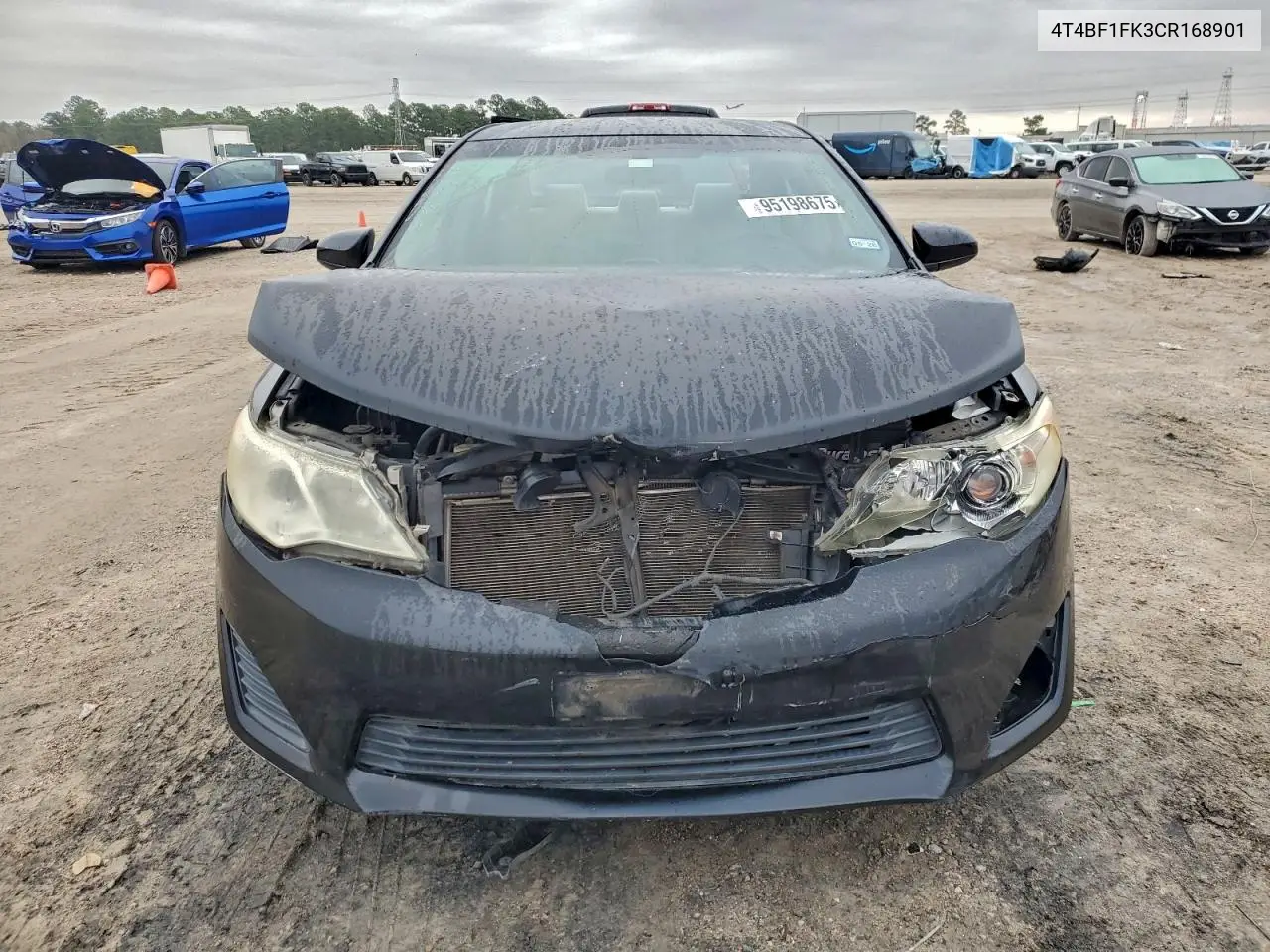 4T4BF1FK3CR168901 2012 Toyota Camry Base