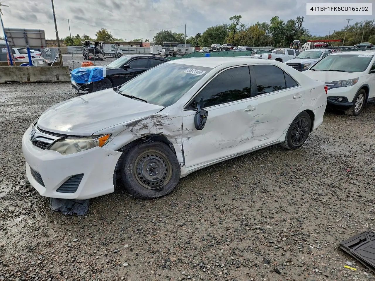 4T1BF1FK6CU165792 2012 Toyota Camry Base