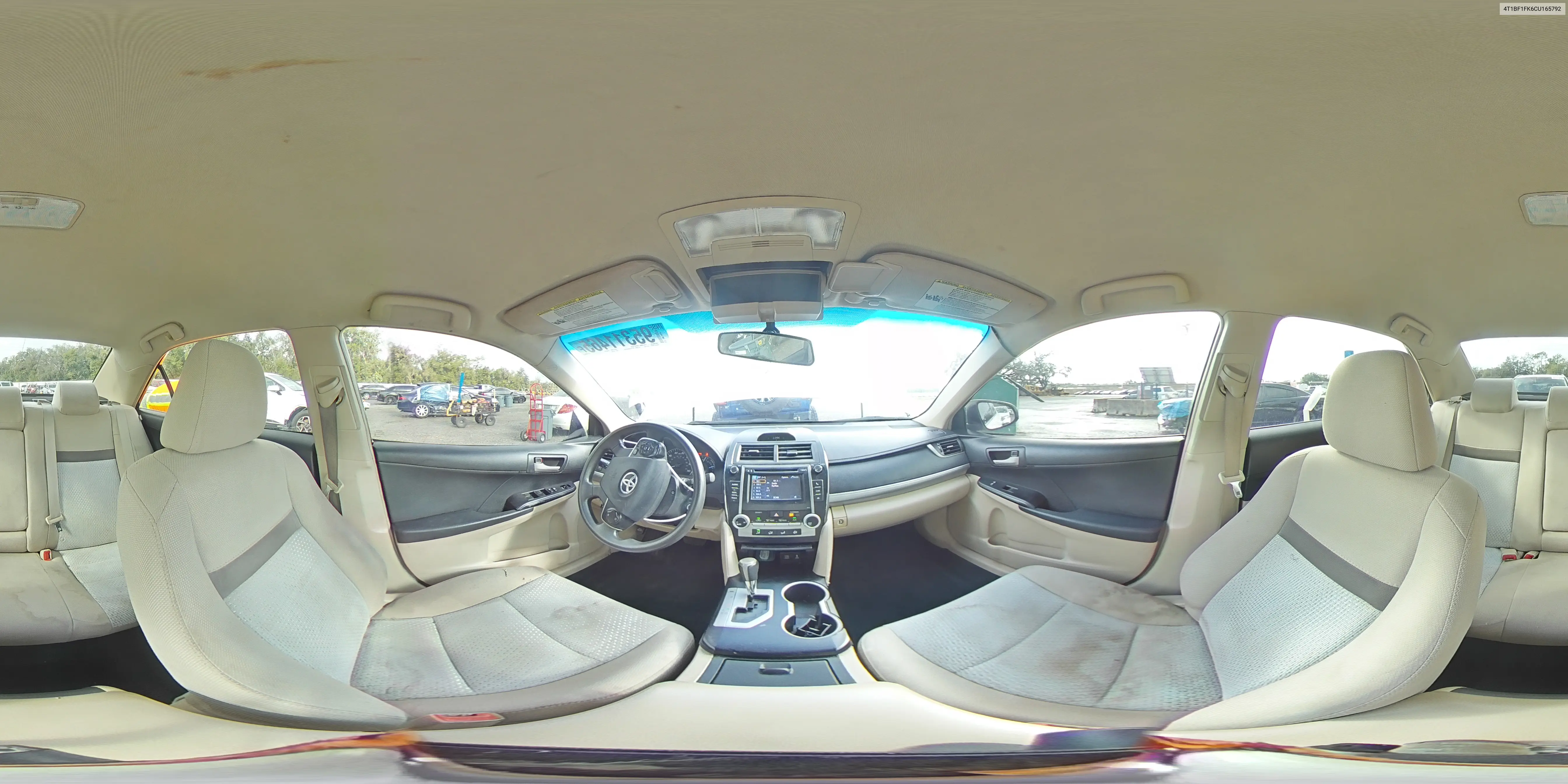 4T1BF1FK6CU165792 2012 Toyota Camry Base