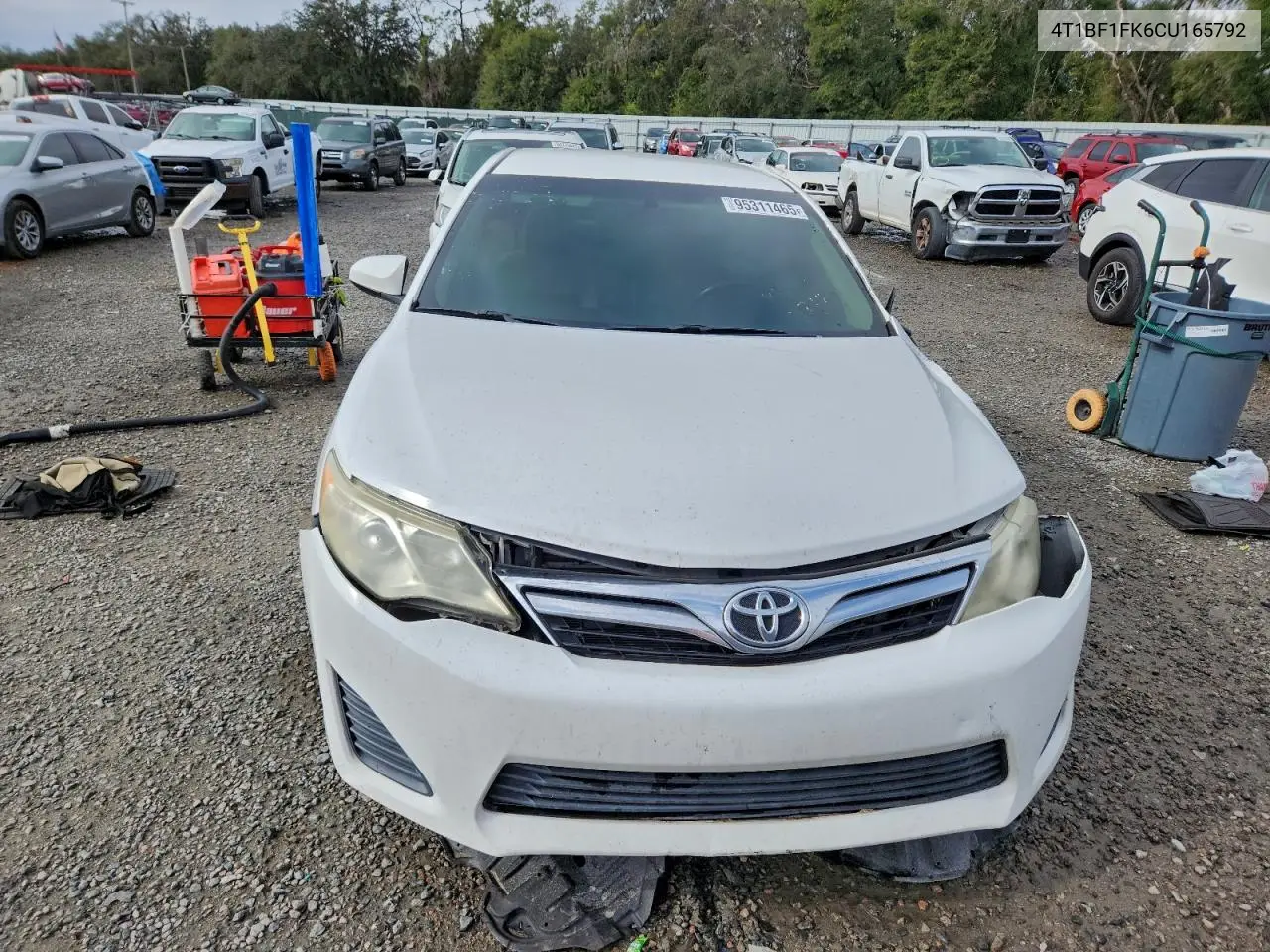 4T1BF1FK6CU165792 2012 Toyota Camry Base
