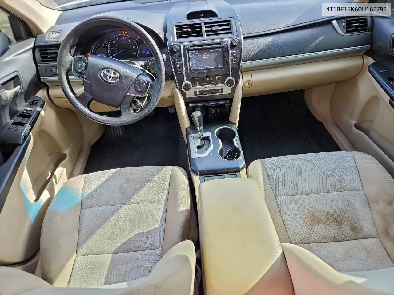 4T1BF1FK6CU165792 2012 Toyota Camry Base