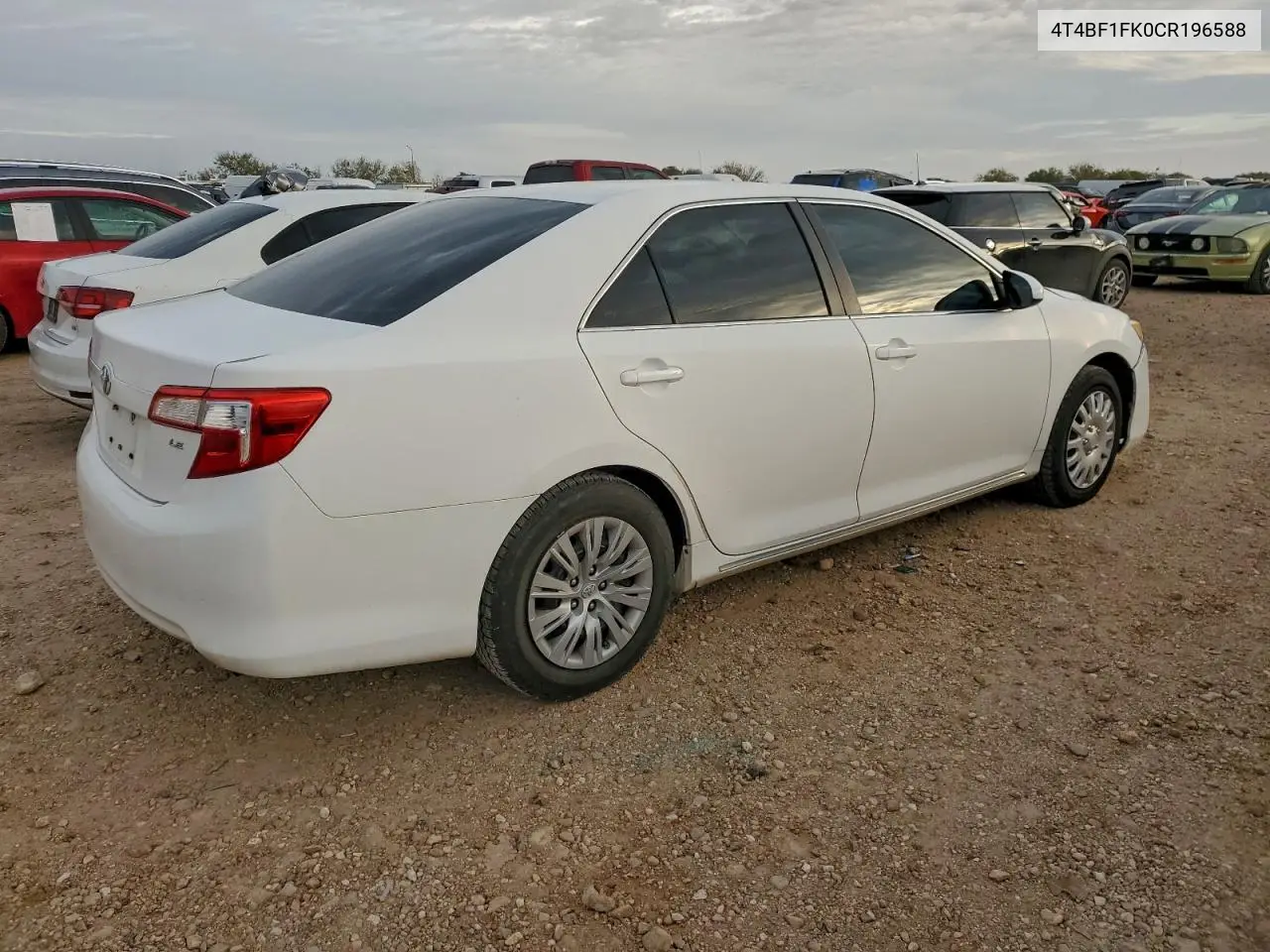 4T4BF1FK0CR196588 2012 Toyota Camry Base