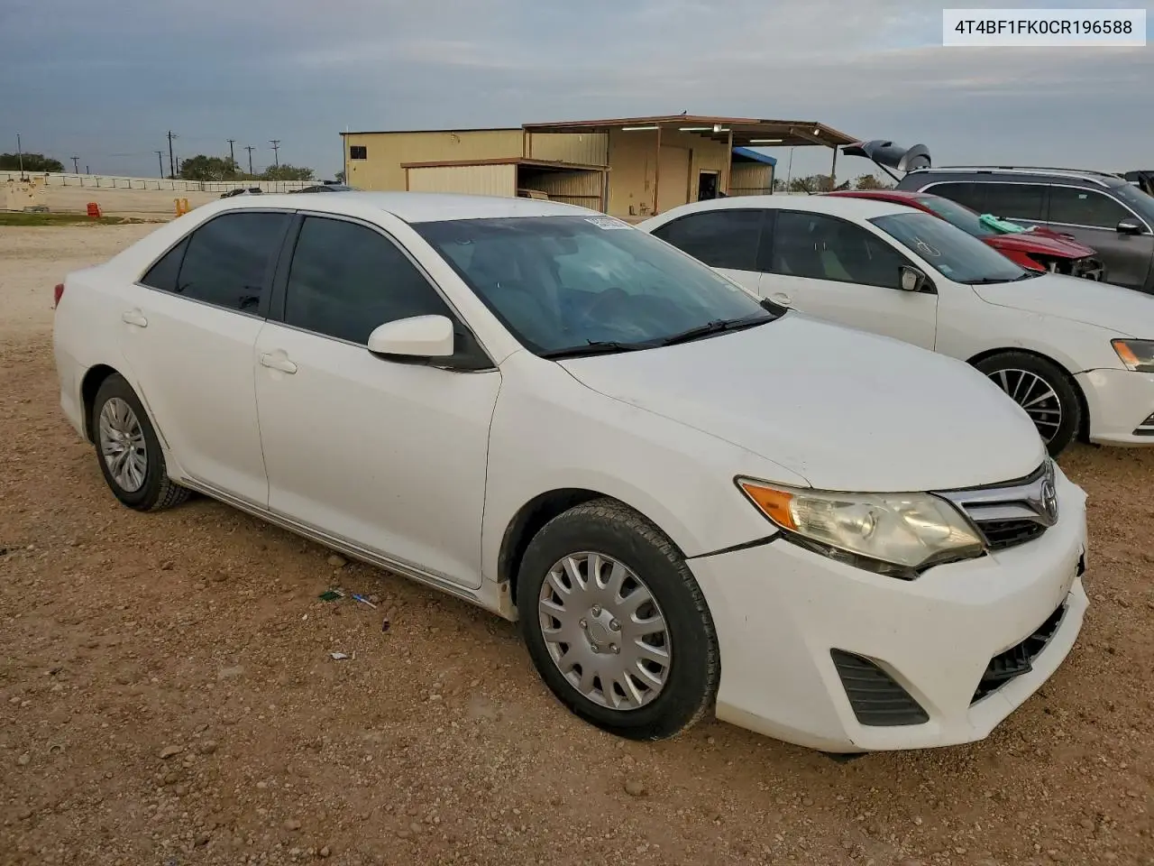 4T4BF1FK0CR196588 2012 Toyota Camry Base