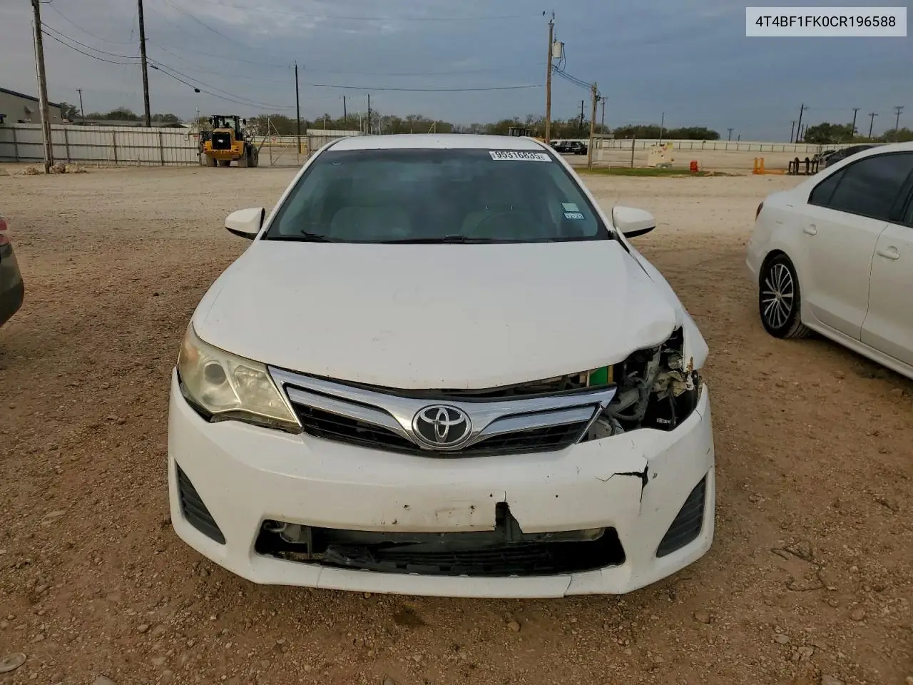 4T4BF1FK0CR196588 2012 Toyota Camry Base