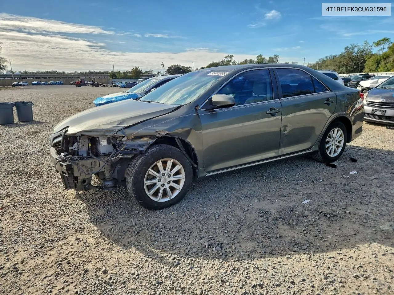 4T1BF1FK3CU631596 2012 Toyota Camry Base