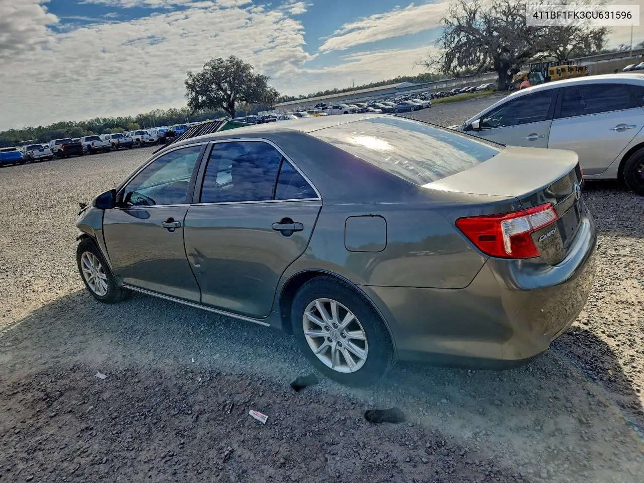 4T1BF1FK3CU631596 2012 Toyota Camry Base