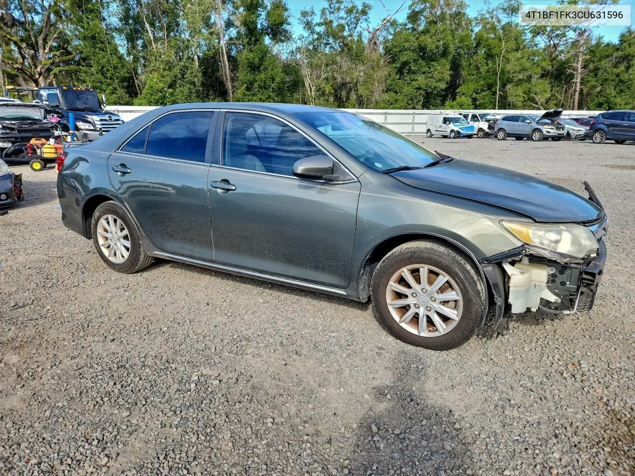 4T1BF1FK3CU631596 2012 Toyota Camry Base