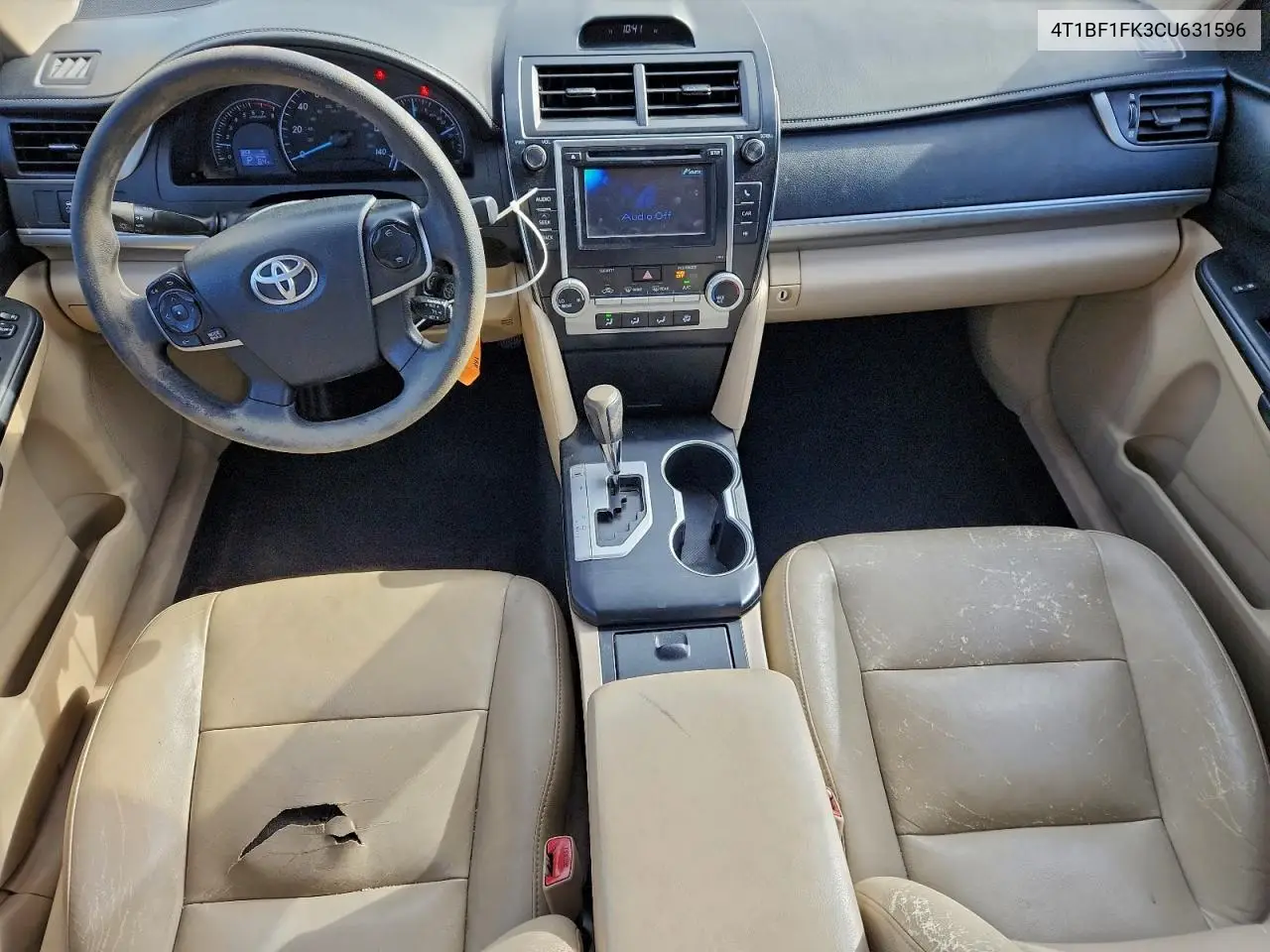 4T1BF1FK3CU631596 2012 Toyota Camry Base