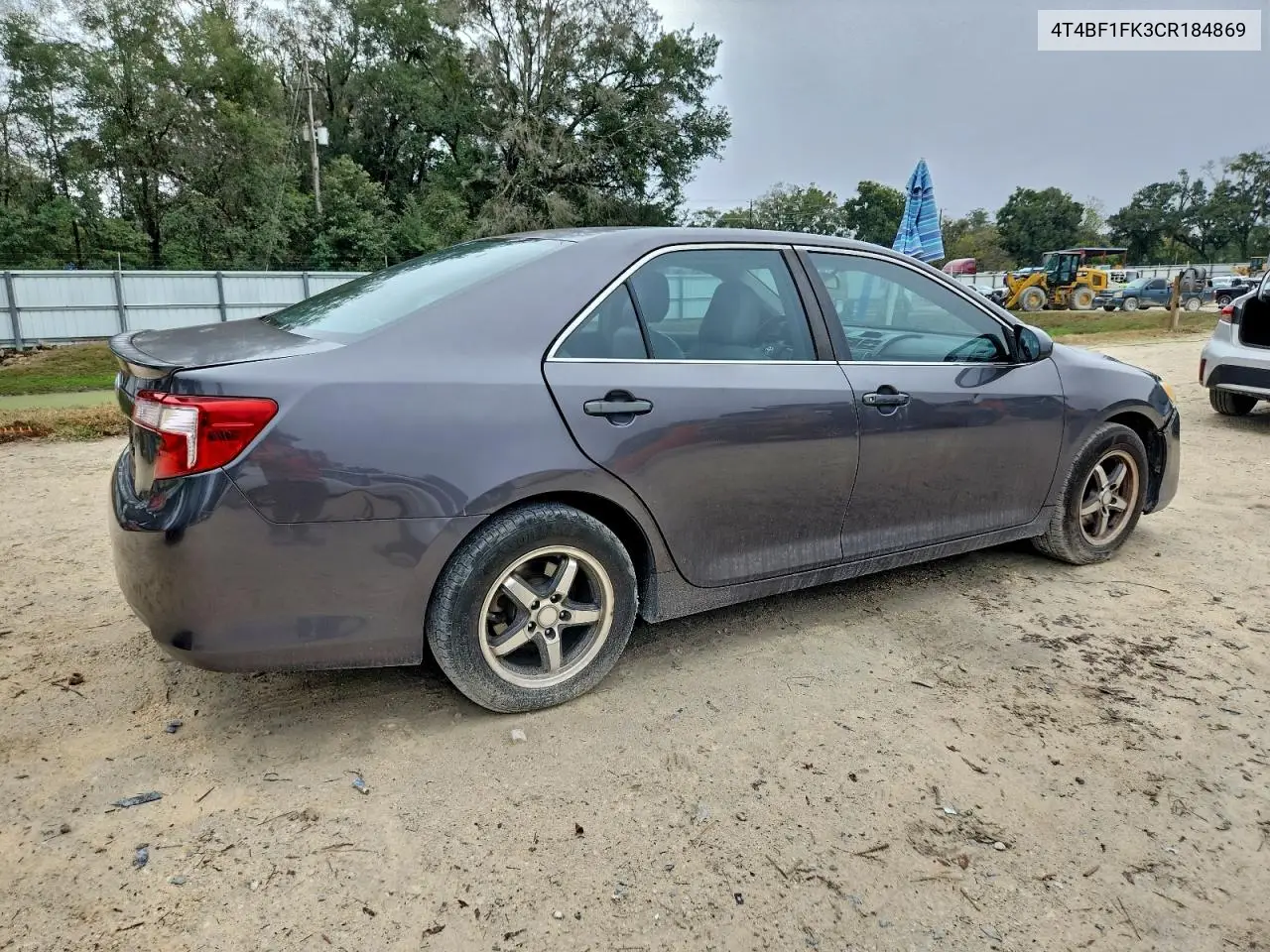 4T4BF1FK3CR184869 2012 Toyota Camry Base