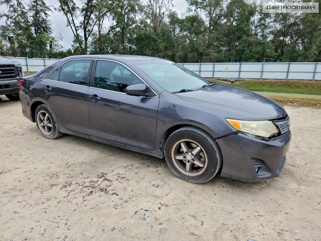 4T4BF1FK3CR184869 2012 Toyota Camry Base