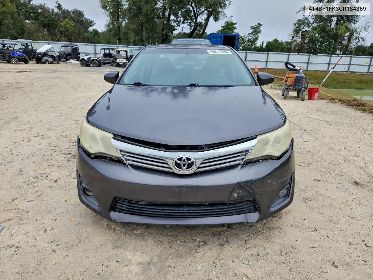 4T4BF1FK3CR184869 2012 Toyota Camry Base
