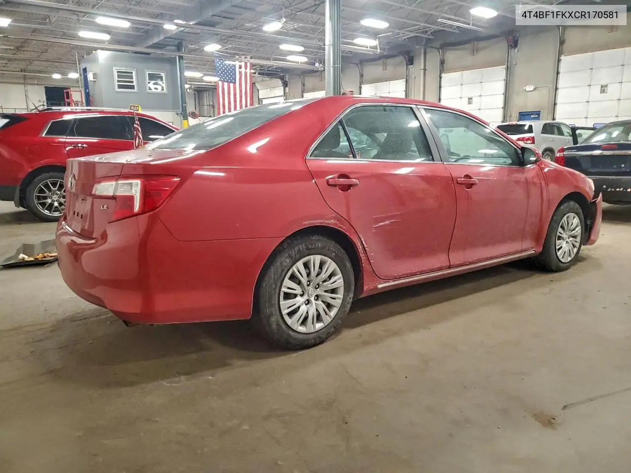 4T4BF1FKXCR170581 2012 Toyota Camry Base