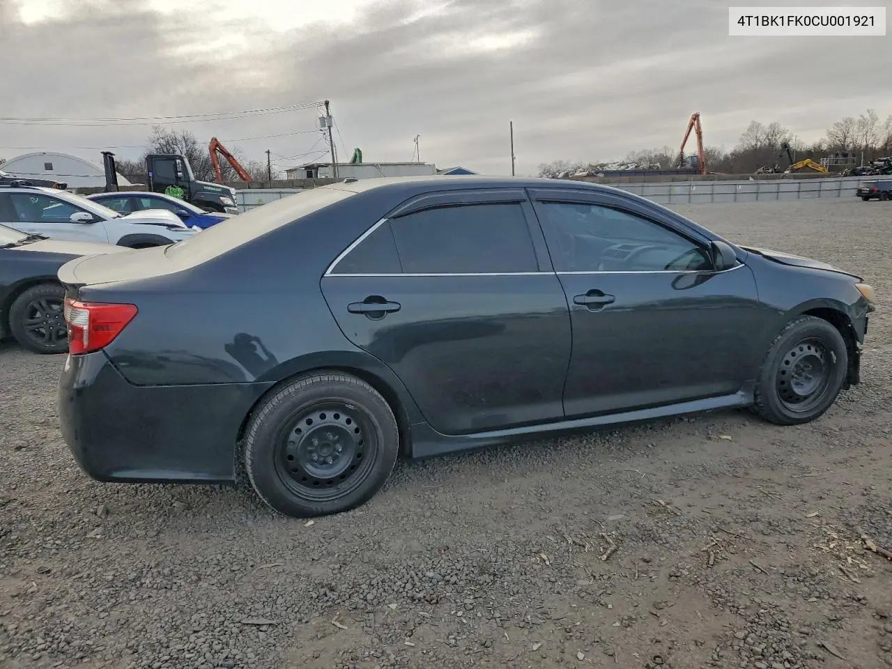 4T1BK1FK0CU001921 2012 Toyota Camry Se