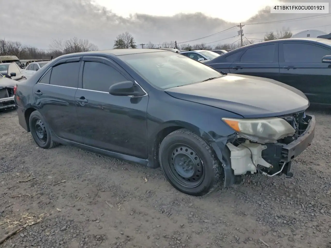 4T1BK1FK0CU001921 2012 Toyota Camry Se