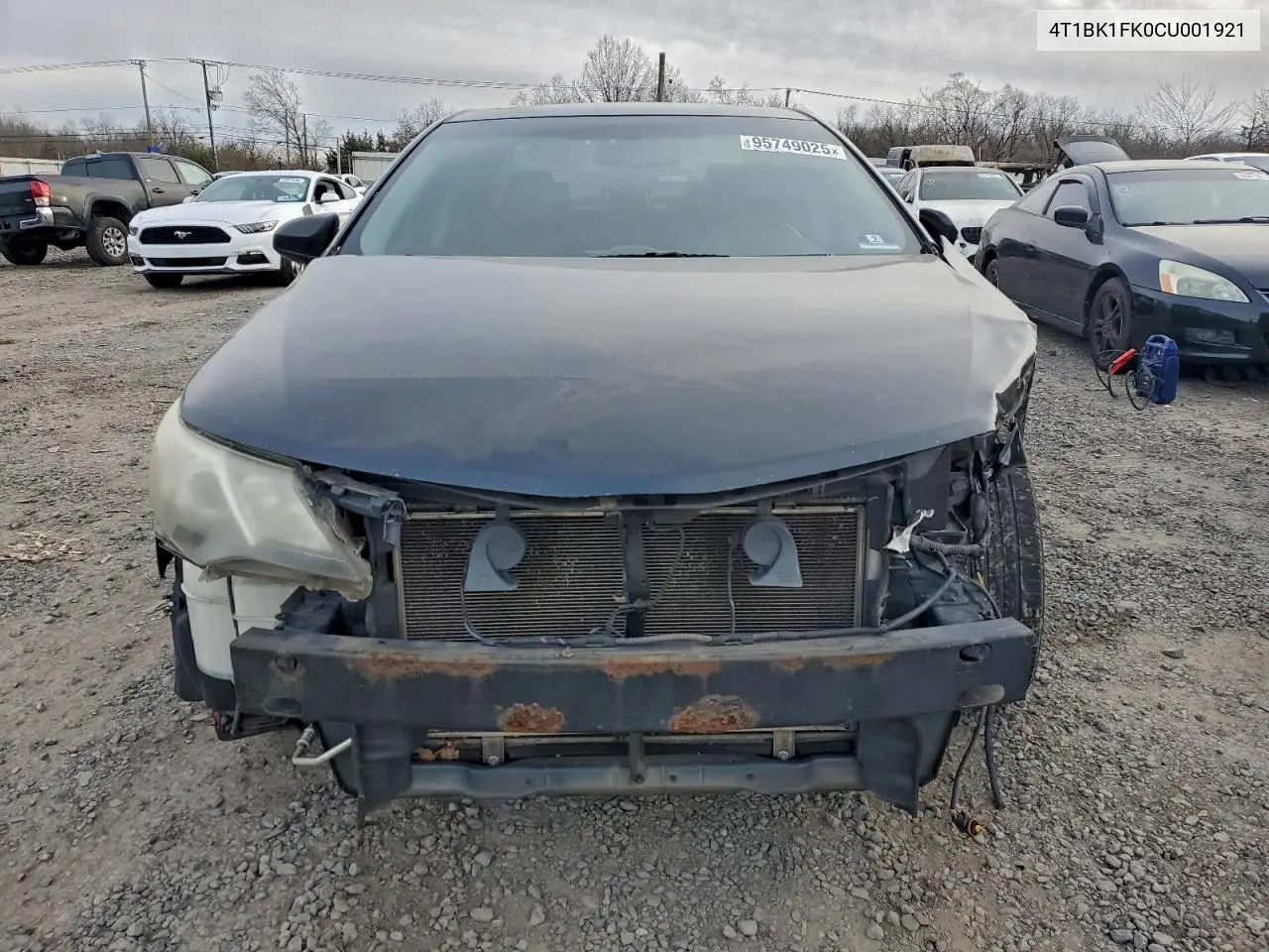 4T1BK1FK0CU001921 2012 Toyota Camry Se