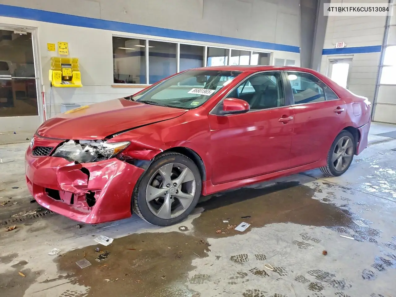 4T1BK1FK6CU513084 2012 Toyota Camry Se