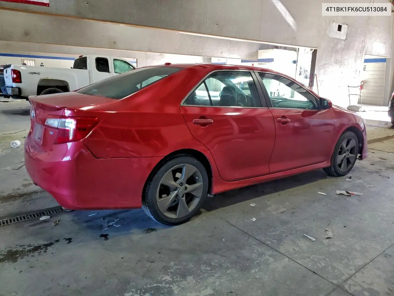 4T1BK1FK6CU513084 2012 Toyota Camry Se