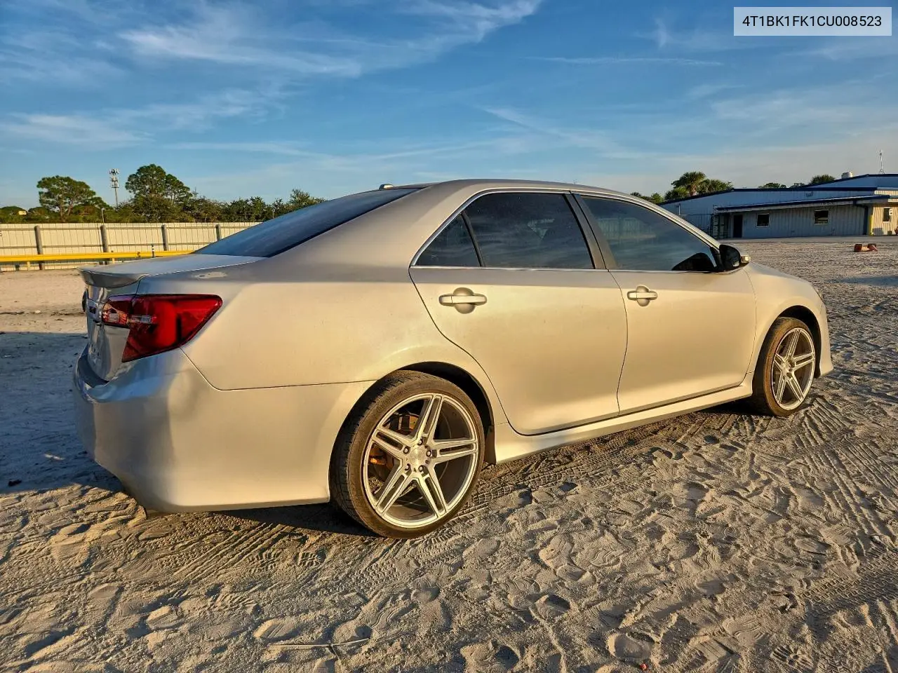 4T1BK1FK1CU008523 2012 Toyota Camry Se