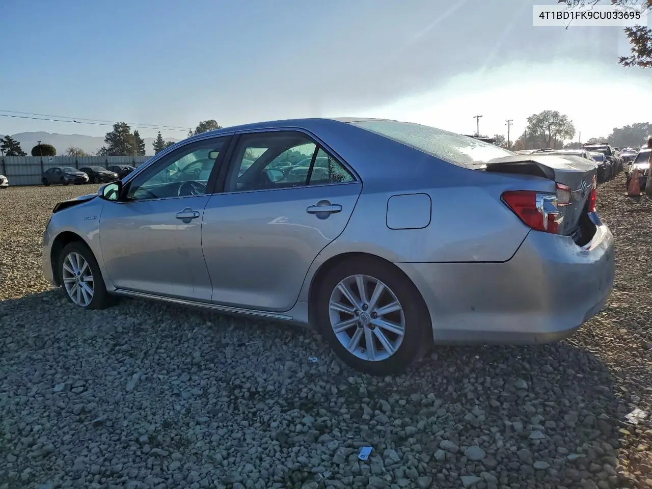 4T1BD1FK9CU033695 2012 Toyota Camry Hybrid