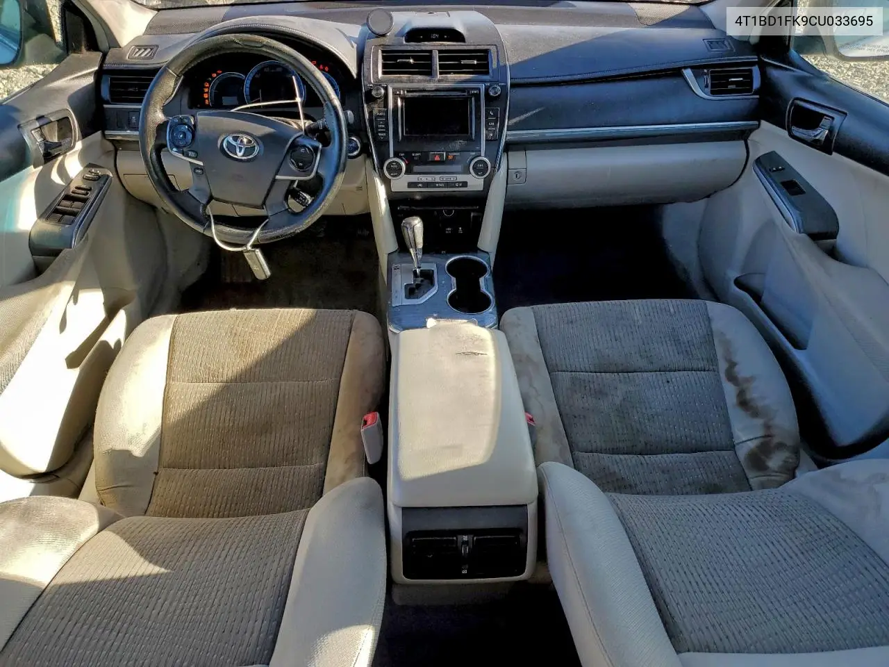 4T1BD1FK9CU033695 2012 Toyota Camry Hybrid