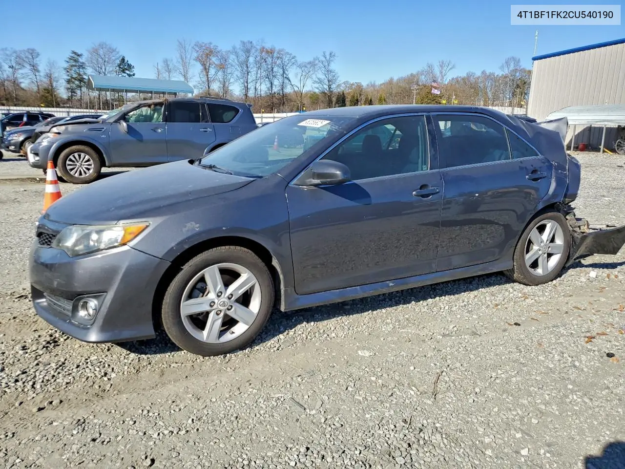 4T1BF1FK2CU540190 2012 Toyota Camry Base