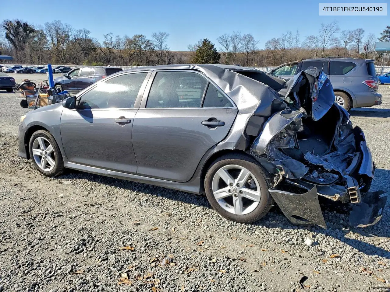 4T1BF1FK2CU540190 2012 Toyota Camry Base