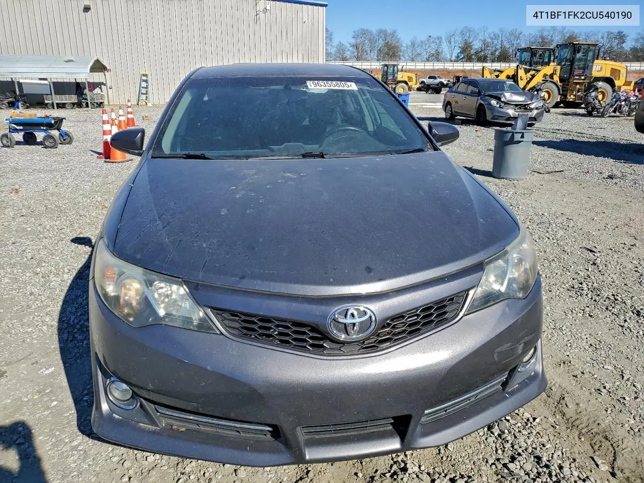 4T1BF1FK2CU540190 2012 Toyota Camry Base