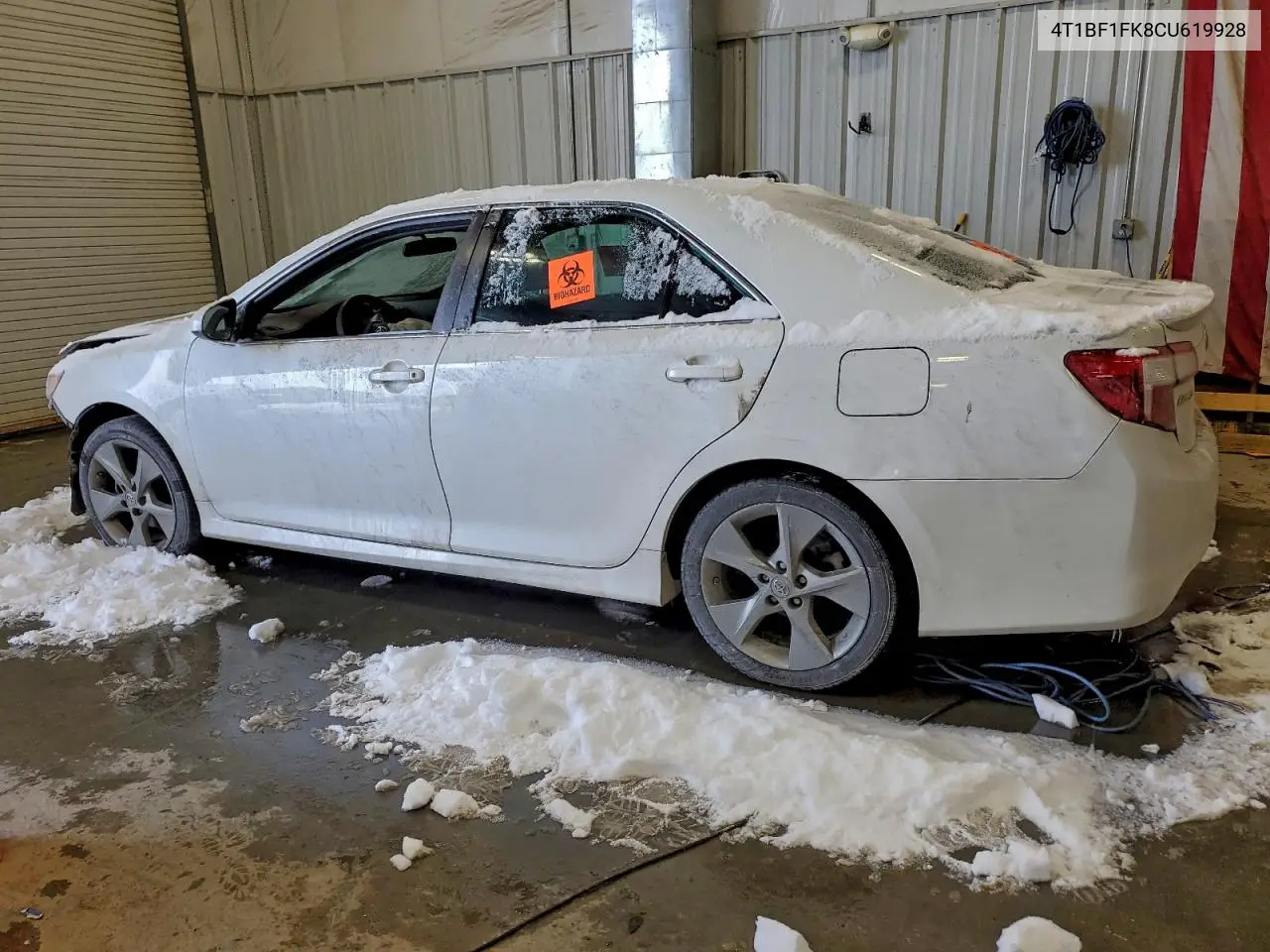 4T1BF1FK8CU619928 2012 Toyota Camry Base