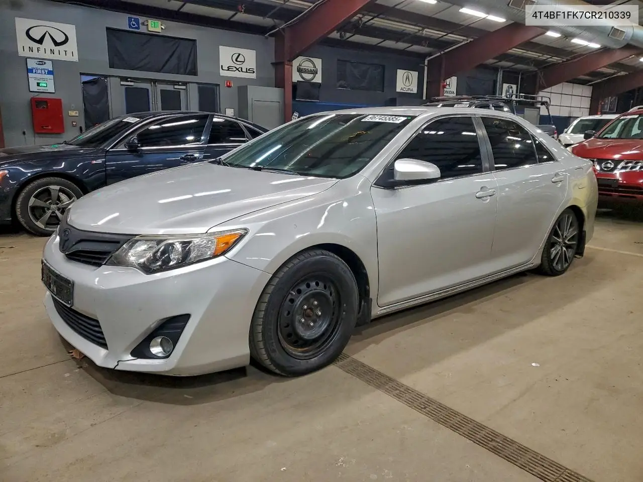 4T4BF1FK7CR210339 2012 Toyota Camry Base