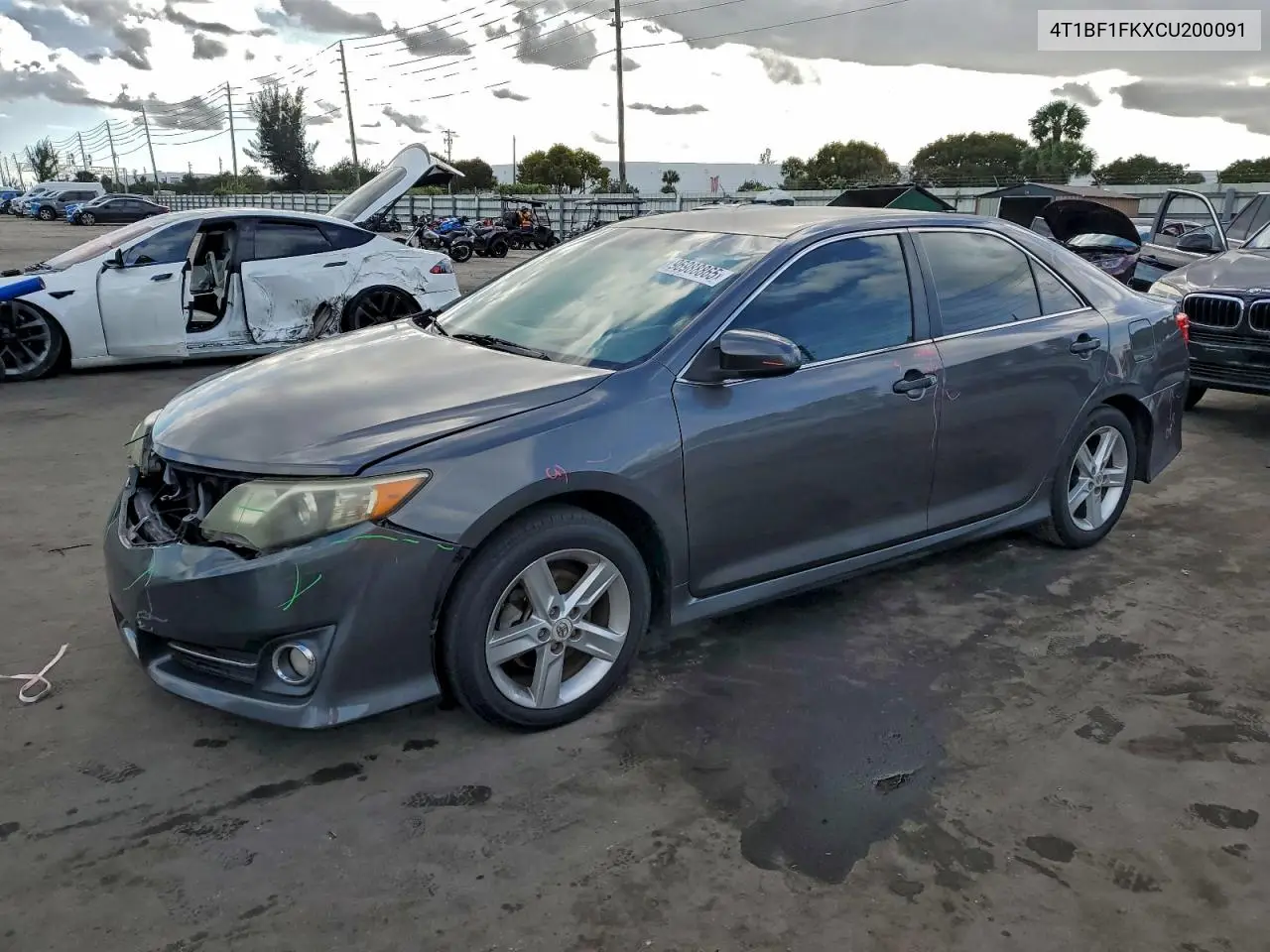 4T1BF1FKXCU200091 2012 Toyota Camry Base