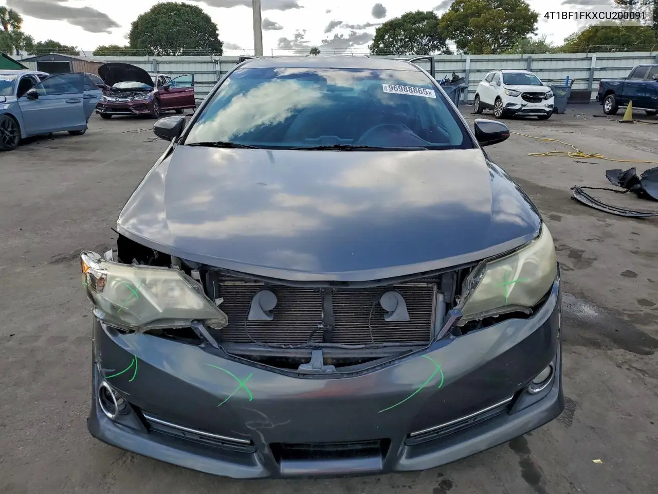 4T1BF1FKXCU200091 2012 Toyota Camry Base
