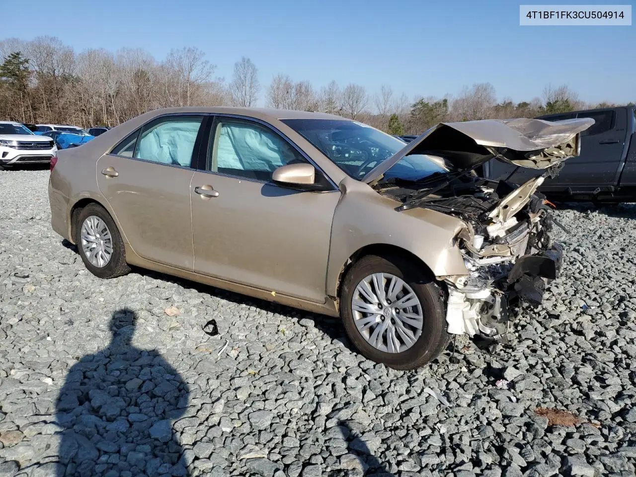 4T1BF1FK3CU504914 2012 Toyota Camry Base