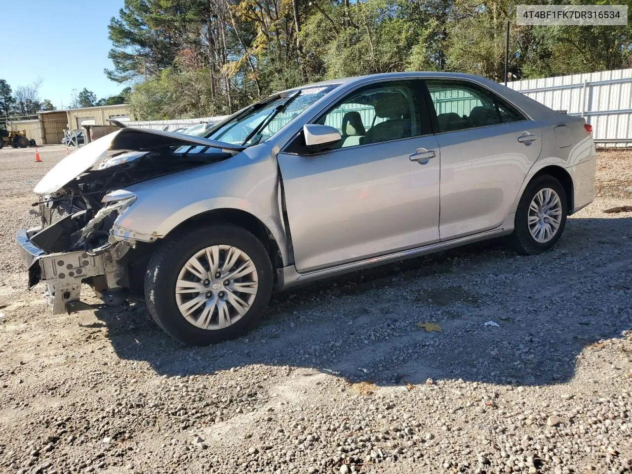 4T4BF1FK7DR316534 2013 Toyota Camry L