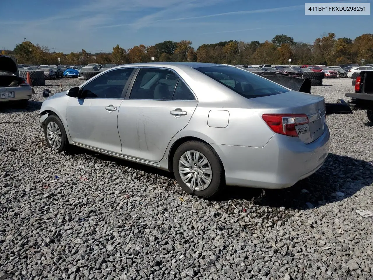 4T1BF1FKXDU298251 2013 Toyota Camry L