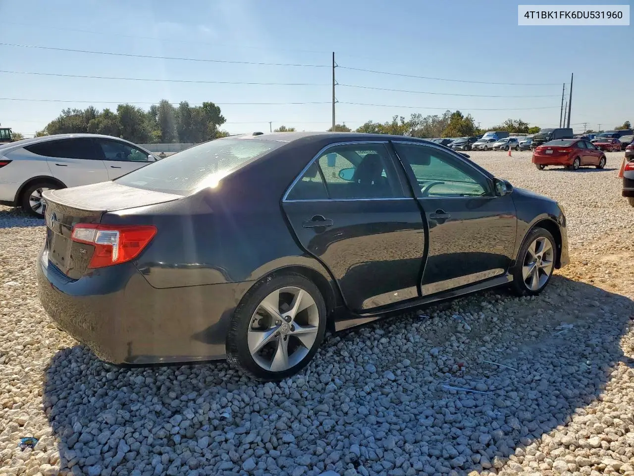 4T1BK1FK6DU531960 2013 Toyota Camry Se