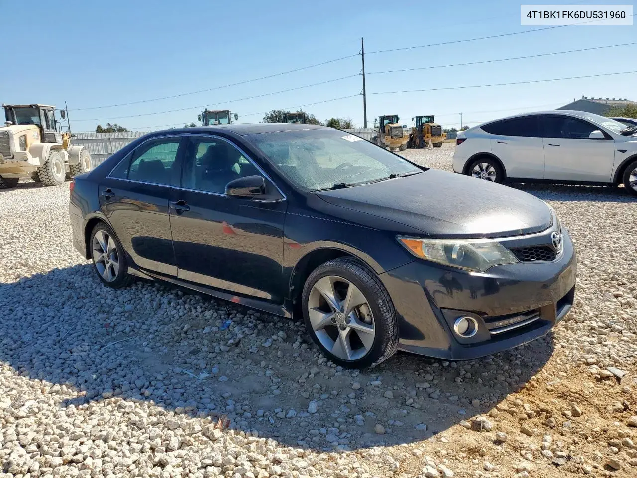 4T1BK1FK6DU531960 2013 Toyota Camry Se